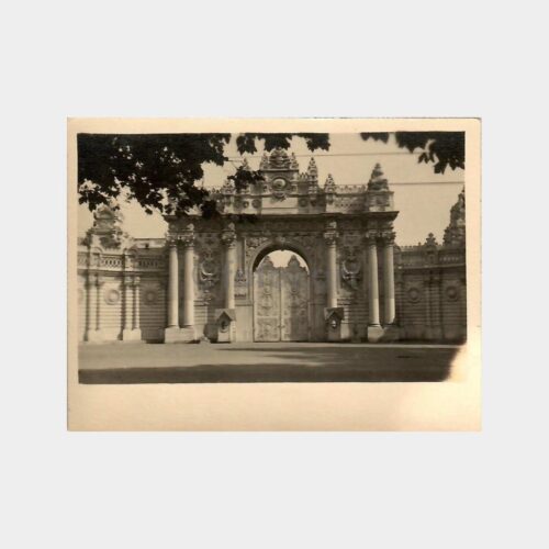 Dolmabahçe Saray Kapısı Görünüş Tebrik Fotoğraf