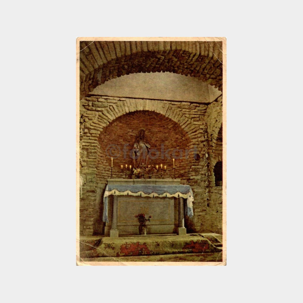 Efes Meryemana Evi içinden Görünüş Kartpostal