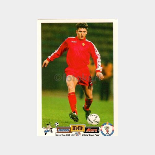 Eric Van Meir Belçikalı Futbolcu Kartpostal