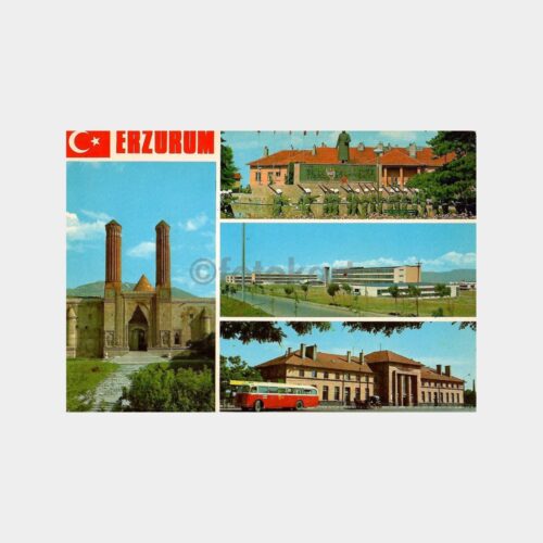 Erzurum 4 Görünüş Kartpostal