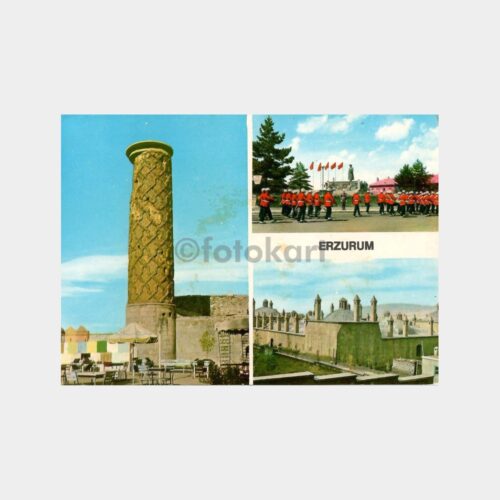 Erzurum Şehirden 3 Görünüş Kartpostal