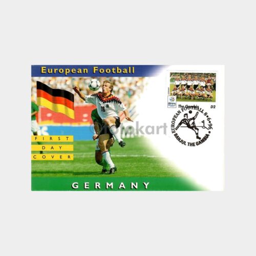 1996 European Football Germany FDC - İlk Gün Zarfı