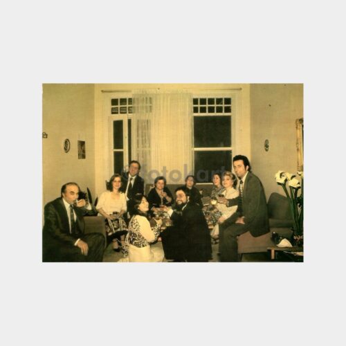 1960 Ev Yaşam Eğlence Kültürü - Boğaziçi Üniversitesi Baskılı Davetiye