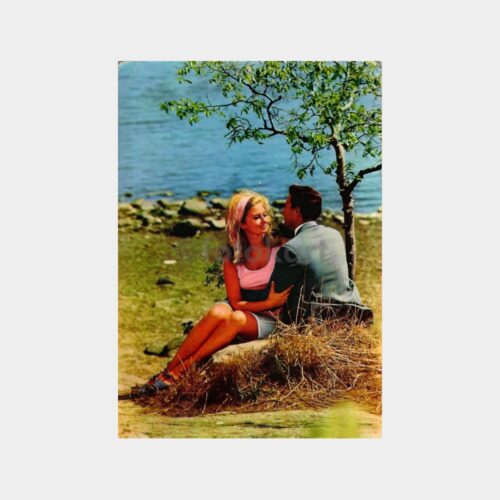 1970 Fantezi Çift Konulu Kartpostal