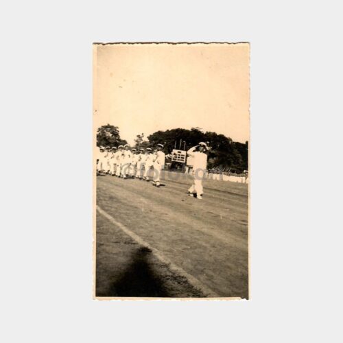 1940 Fenerbahçe Stadı Denizciler Ayrılış Hatıra Fotoğraf