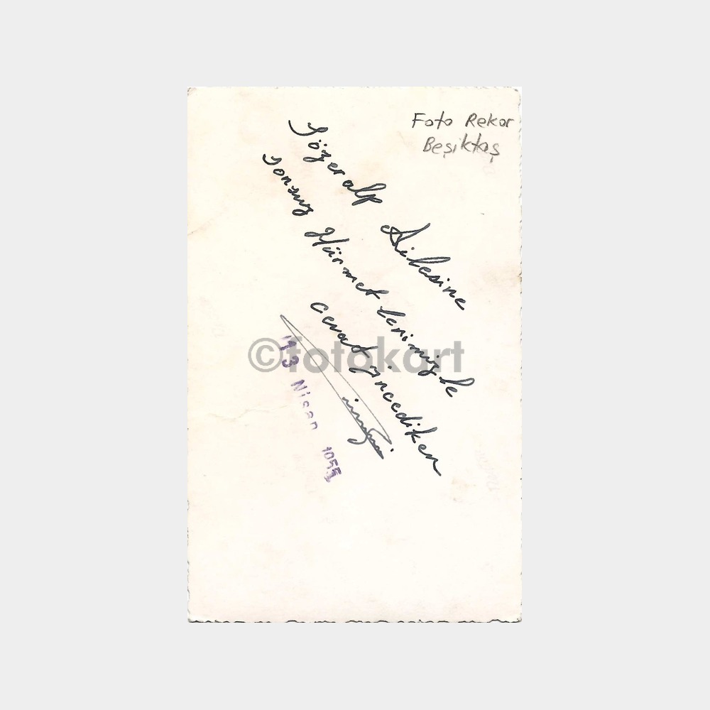 1955 Foto Rekor Beşiktaş - Gelin Damat Fotoğraf - Görsel 2