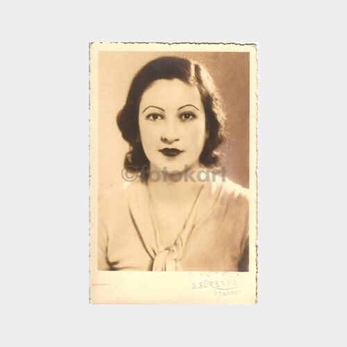 1933 Foto Süreyya Kadın Fotoğraf
