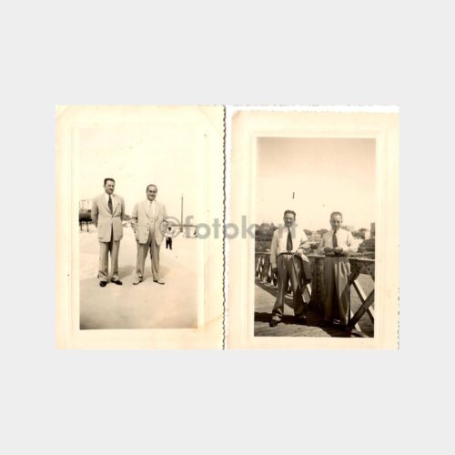 1950 Fransa Bordeux Gezisi 2 Adet Fotoğraf