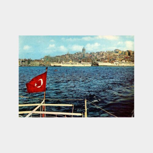 Galata Denizden Görünüş Kartpostal