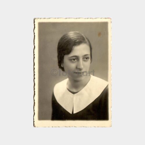1936 Genç Kadın Stüdyo Fotoğraf