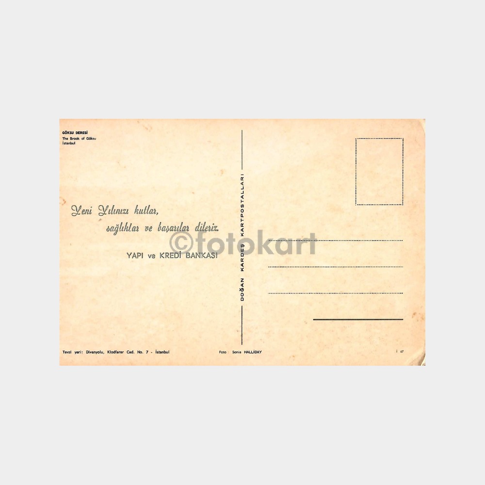 Göksu Deresi İstanbul Kartpostal - Görsel 2