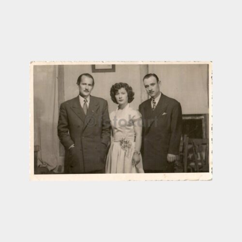 1941 Hasköy Taşkızak Görevli Aile Fotoğraf
