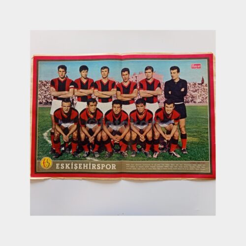 Hayat Dergisi - Orta Sayfası Poster, No. 50 Eskişehirspor Futbol Takımı