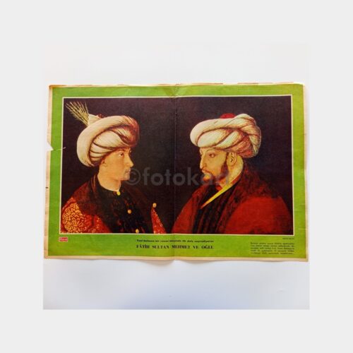 Hayat Dergisi - Orta Sayfası Poster, No. 34 Fatih Sultan Mehmet ve Oğlu