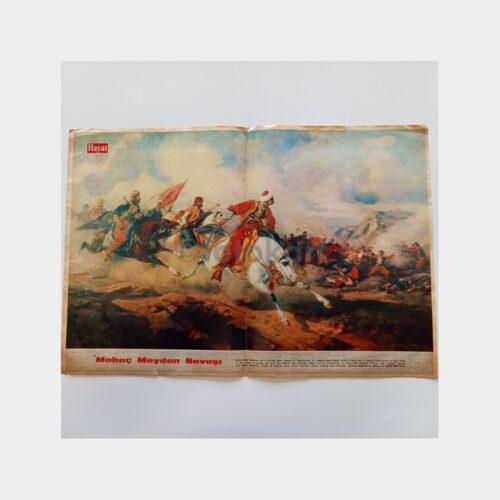 Hayat Dergisi - Orta Sayfası Poster, No. 26 Mohaç Meydan Savaşı