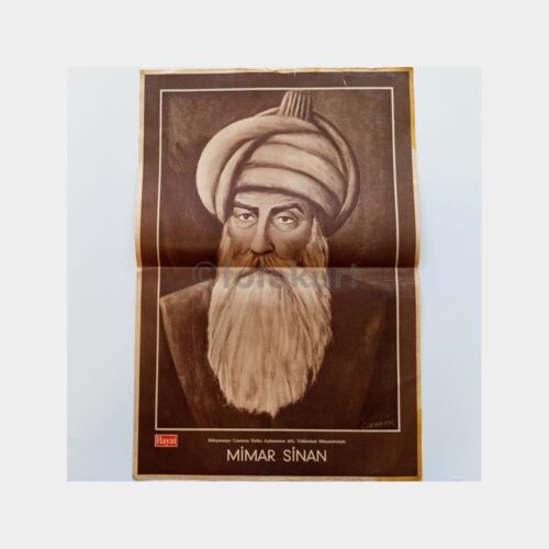 Hayat Dergisi - Orta Sayfası Poster, No. 08 Mimar Sinan