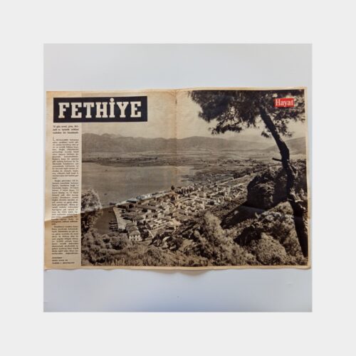 Hayat Dergisi - Orta Sayfası Poster, No. 56 Fethiye