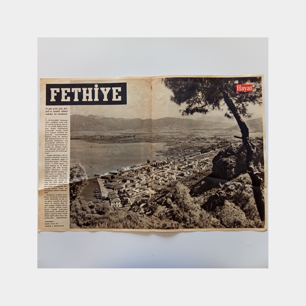 Hayat Dergisi - Orta Sayfası Poster, No. 56 Fethiye