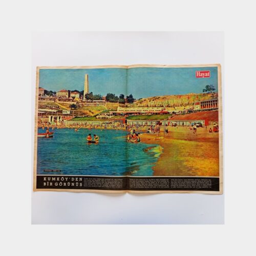 Hayat Dergisi - Orta Sayfası Poster, No. 51 Kumköy'den Bir Görünüm