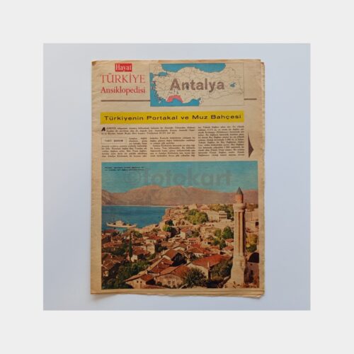 Hayat Dergisi Türkiye Ansiklopedisi Fasikülü - Antalya