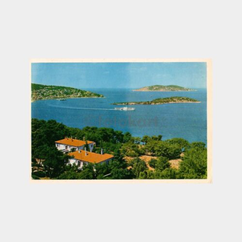 Heybeliada ve Paşabahçe Vapuru T.A.O. Kartpostal