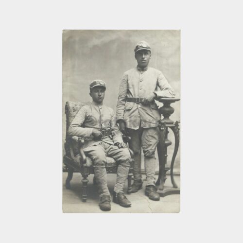 İki Asker Stüdyo Fotoğraf