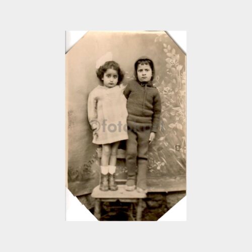 İki Çocuk -Seyyar Fotoğrafçı - Şipşakçı Fotoğraf