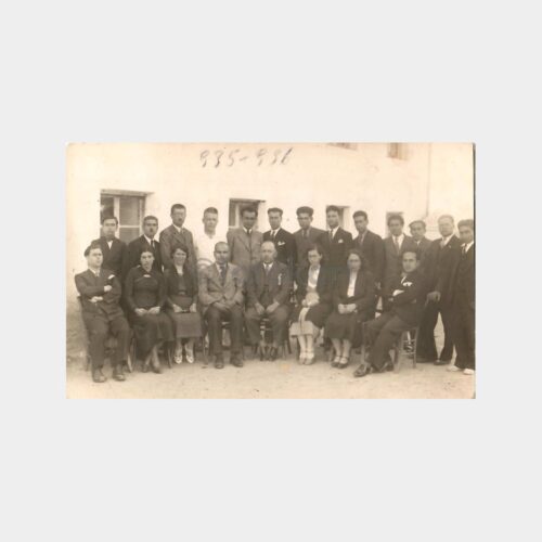 1936 İmroz Gökçeada - Öğretmenler Toplu Fotoğraf