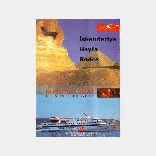 İskenderiye Hayfa Rodos Yılbaşı Özel Cruise Gezisi Broşürü