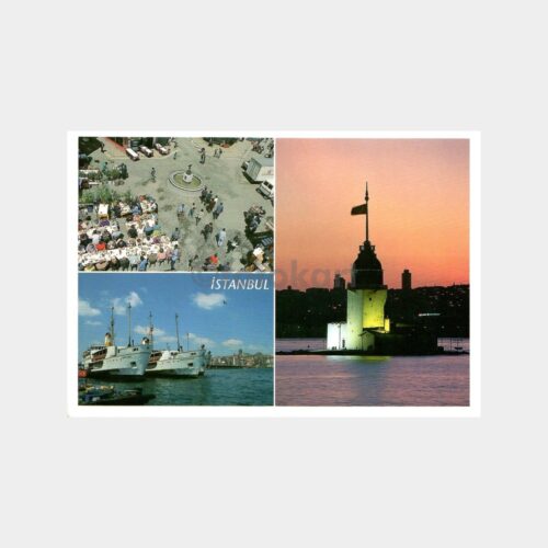 İstanbul 3 Görünüş Kartpostal