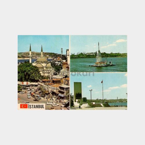 İstanbul 3 Görünüş Kartpostal