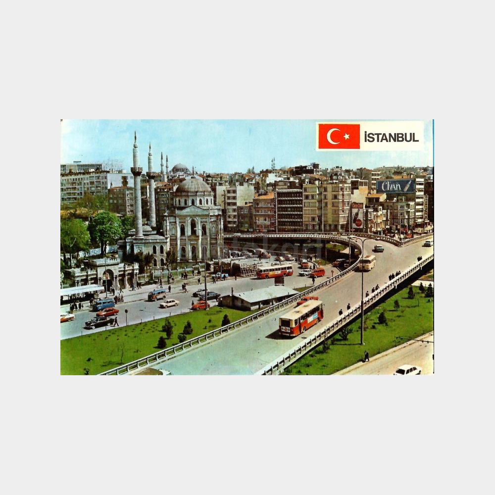 İstanbul Aksaray Kartpostal