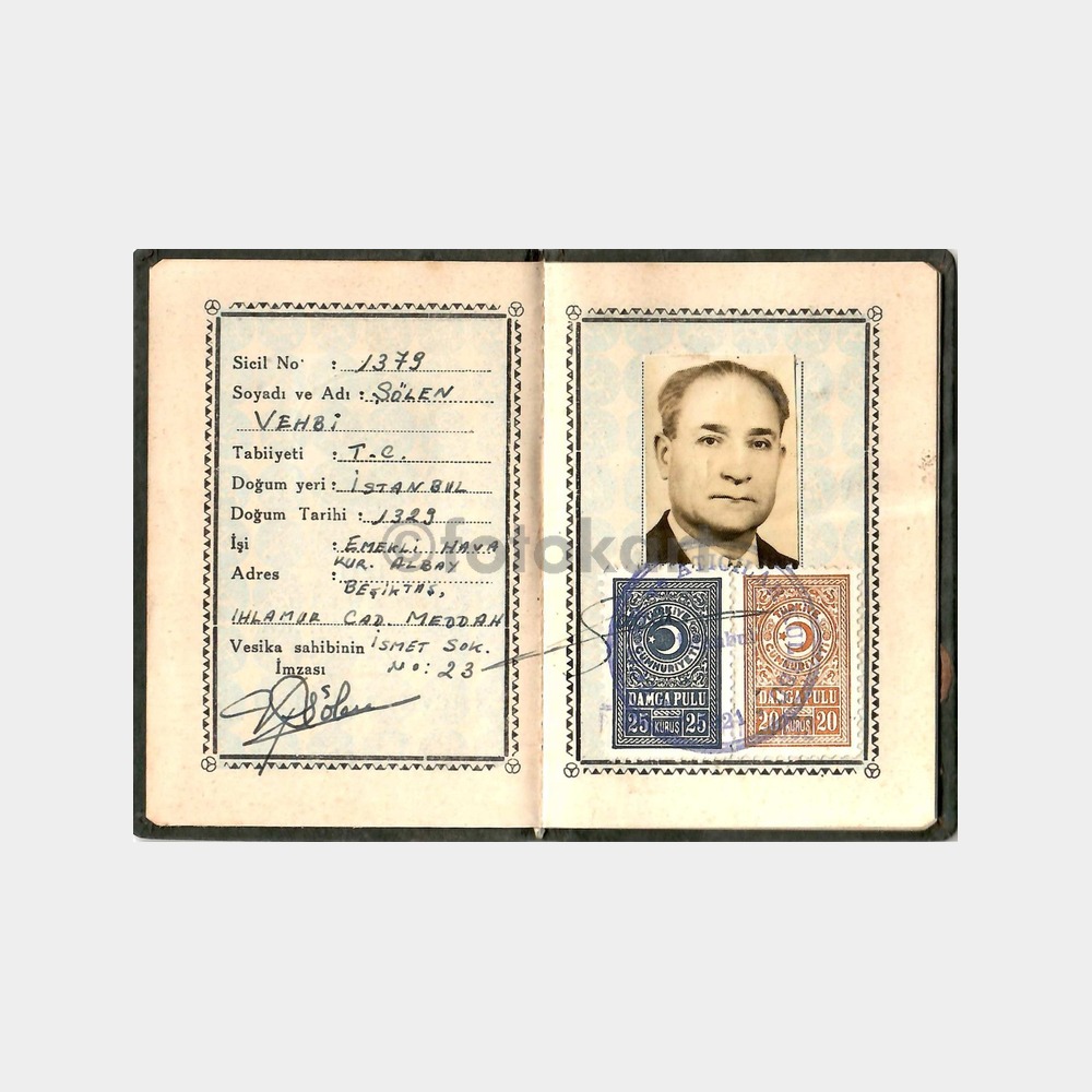 1960 İstanbul Avcılık ve Atıcılık Kulübü Kartı - Görsel 2