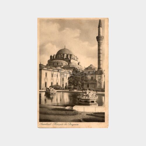 İstanbul Beyazıt Camii ve Havuzu Kartpostal