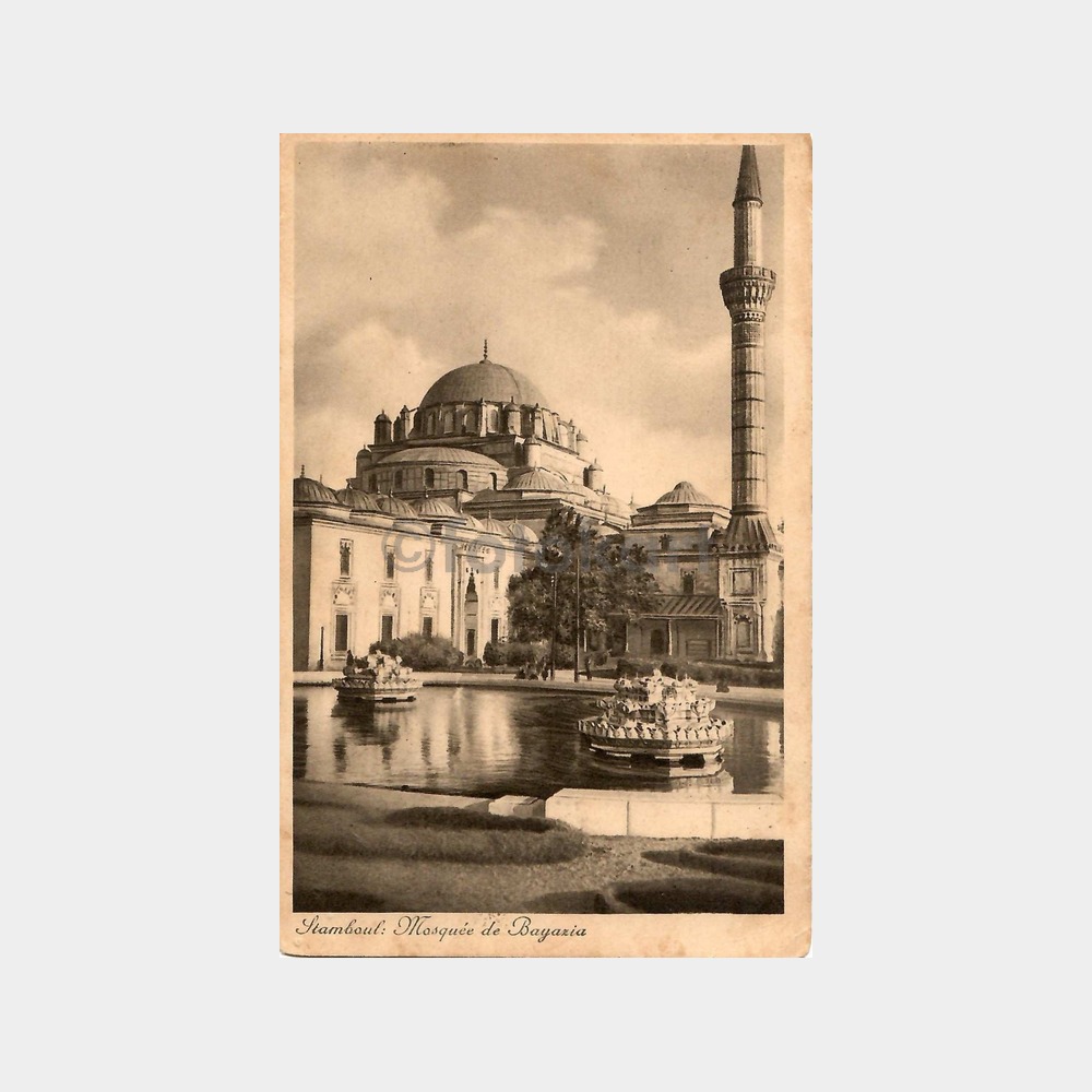 İstanbul Beyazıt Camii ve Havuzu Kartpostal
