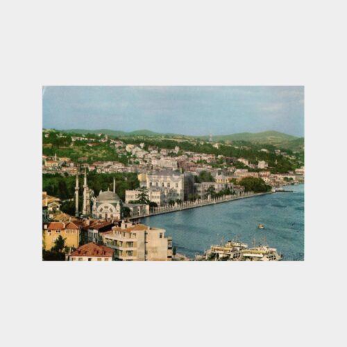 İstanbul Dolmabahçe Sarayı Görünüş Kartpostal