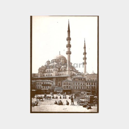 İstanbul Eminönü Yeni Cami Berggren Rep. Kartpostal