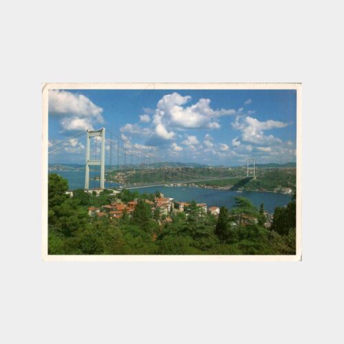 İstanbul Fatih Sultan Mehmet Köprüsü Kartpostal