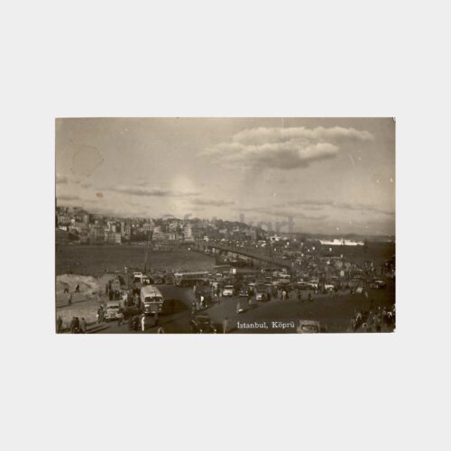 İstanbul Galata Köprüsü Kartpostal