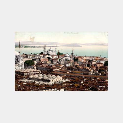 1918 İstanbul Genel Görünüş Kartpostal