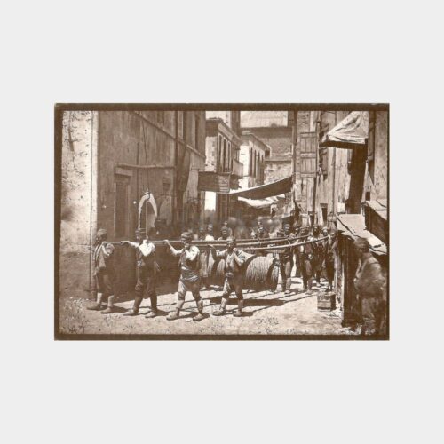 İstanbul Hamallar -Berggren Çekimi- Kartpostal