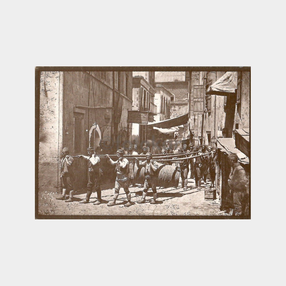 İstanbul Hamallar -Berggren Çekimi- Kartpostal