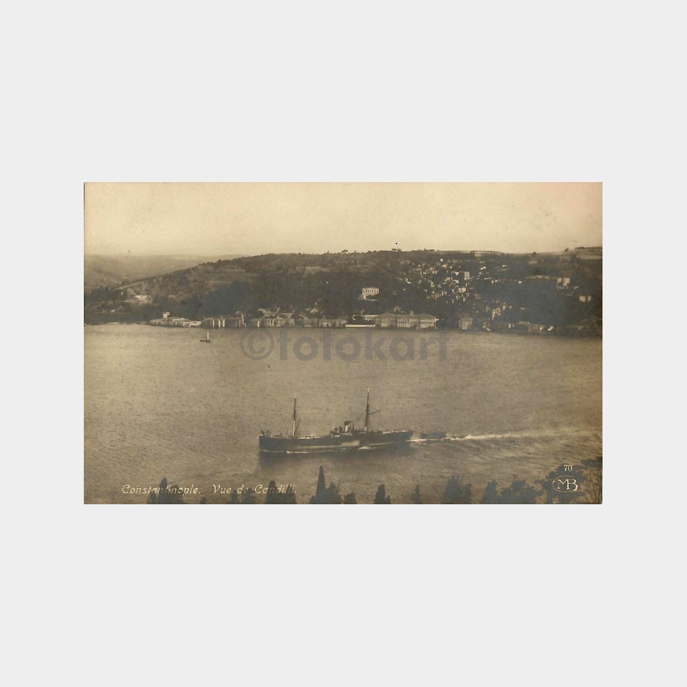 İstanbul Kandilli Genel Görünüş Kartpostal