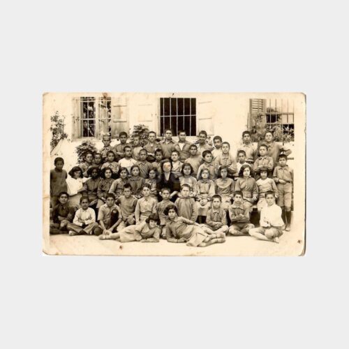 1940 İstanbul Kandilli Ortaokul Grup Fotoğrafı