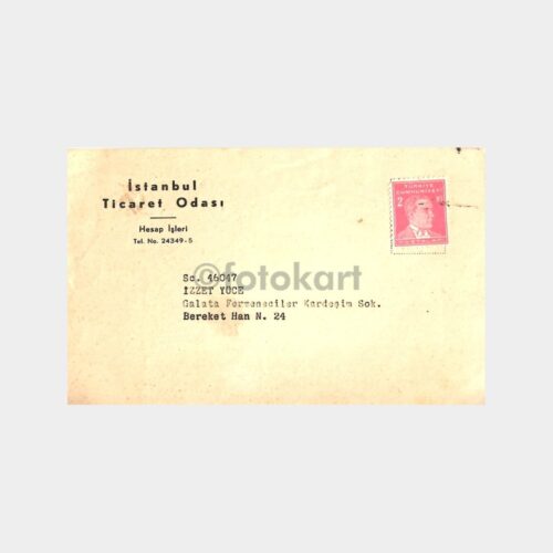 1954 İstanbul Ticaret Odası Üye Aidat Bildirimi