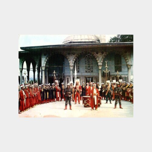 İstanbul Topkapı Sarayı Mehteran Bölüğü Kartpostal