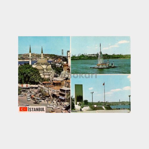 İstanbul Üsküdar 3 Görünüş Kartpostal