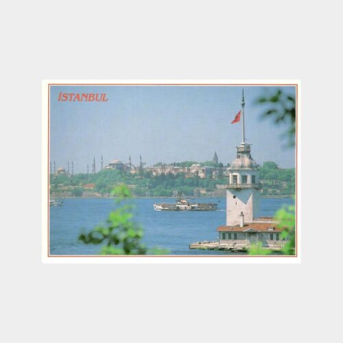 İstanbul Üsküdar Kız Kulesi Kartpostal