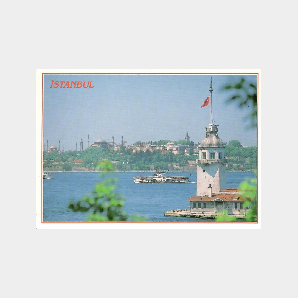 İstanbul Üsküdar Kız Kulesi Kartpostal