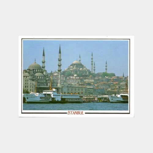 İstanbul Yeni Cami ve Süleymaniye Camii Kartpostal